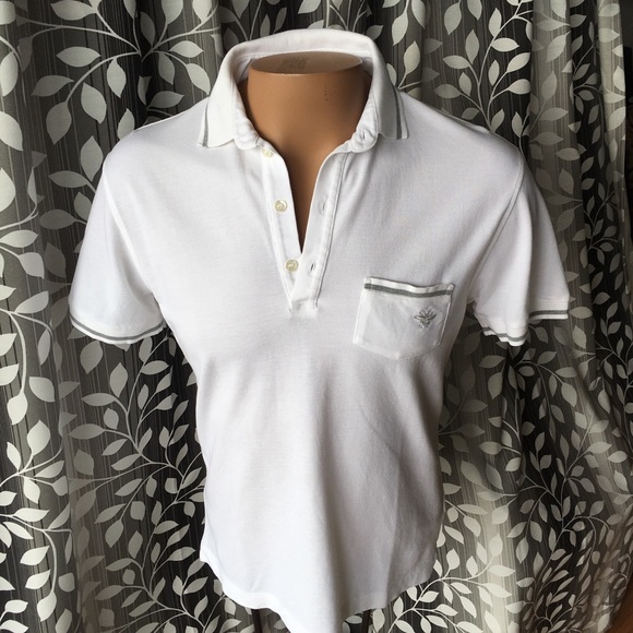 Dior Other - Modern Dior pocket polo logo in white